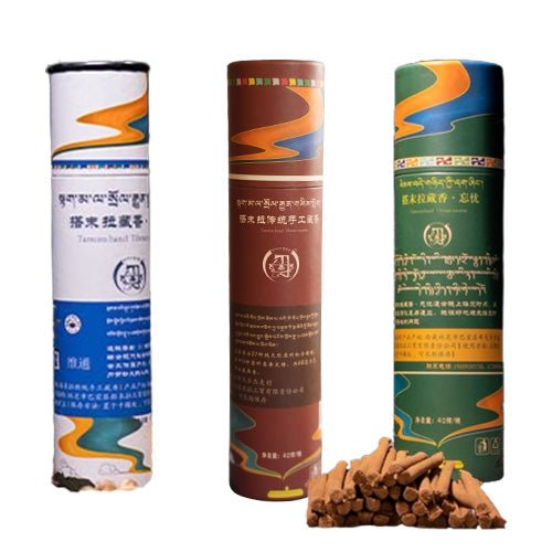 【Carefree】Tibetcharms Hand - Made Tibet Incense Sticks Incense Burners - Tibetcharms