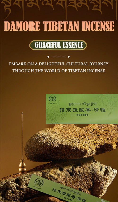 【Graceful Essence】Tibetcharms Hand - Made Tibet Incense Sticks Incense Burners - Tibetcharms